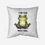 Find Your Inner Frog-None-Non-Removable Cover w Insert-Throw Pillow-Evgmerk