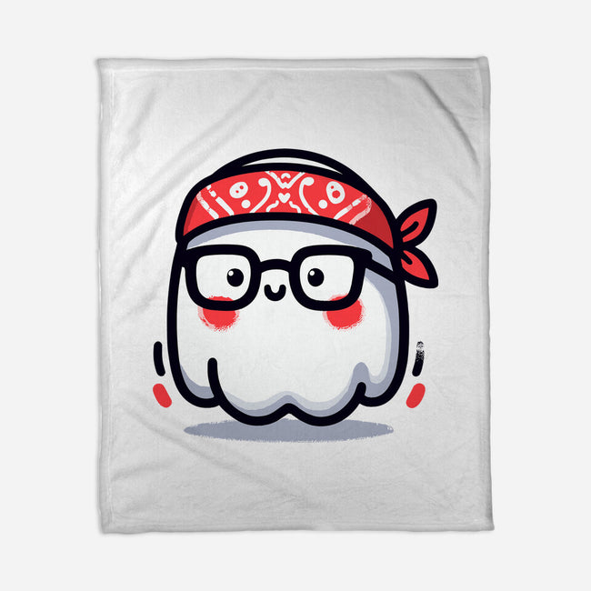 Bandana Ghost-None-Fleece-Blanket-Evgmerk