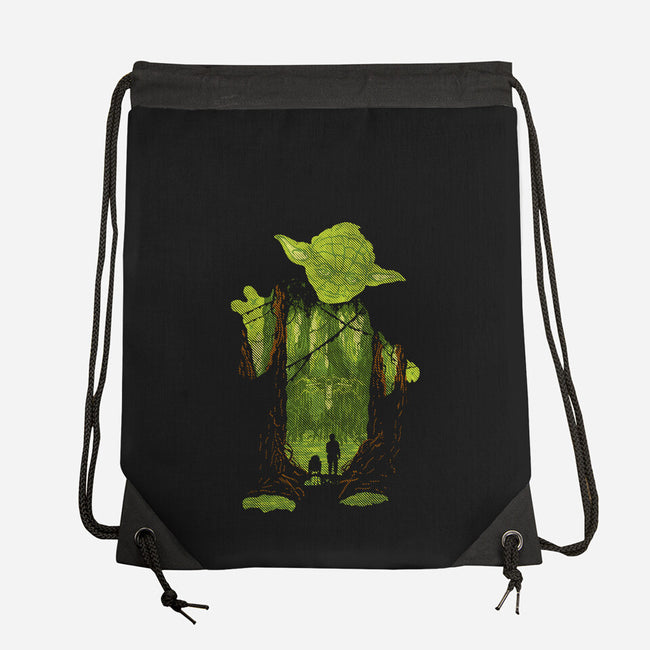 The Jedi Master-None-Drawstring-Bag-dalethesk8er