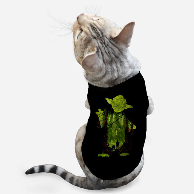 The Jedi Master-Cat-Basic-Pet Tank-dalethesk8er