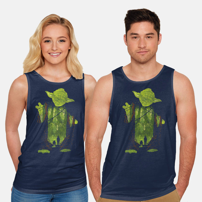 The Jedi Master-Unisex-Basic-Tank-dalethesk8er