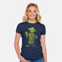 The Jedi Master-Womens-Fitted-Tee-dalethesk8er