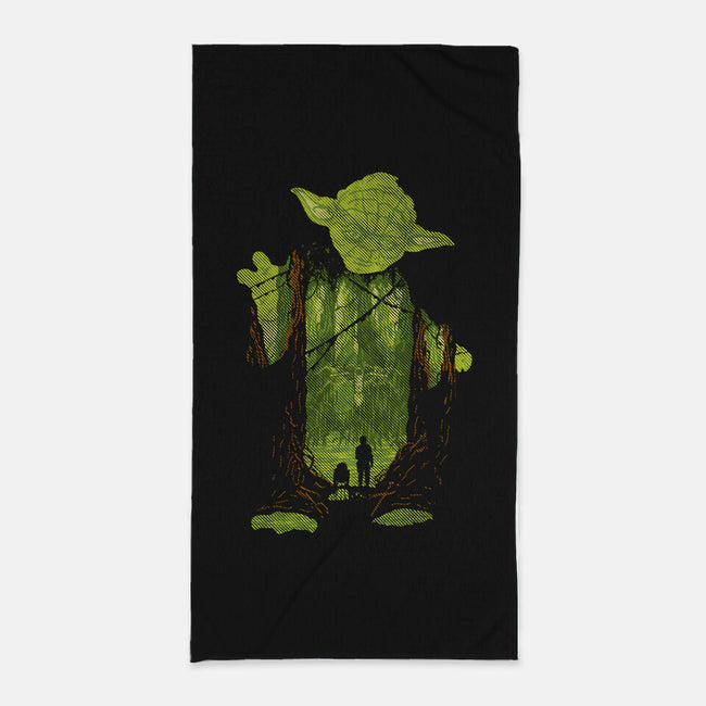 The Jedi Master-None-Beach-Towel-dalethesk8er