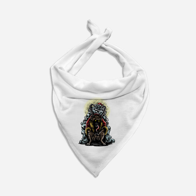 The Throne Of Krampus-Dog-Bandana-Pet Collar-zascanauta