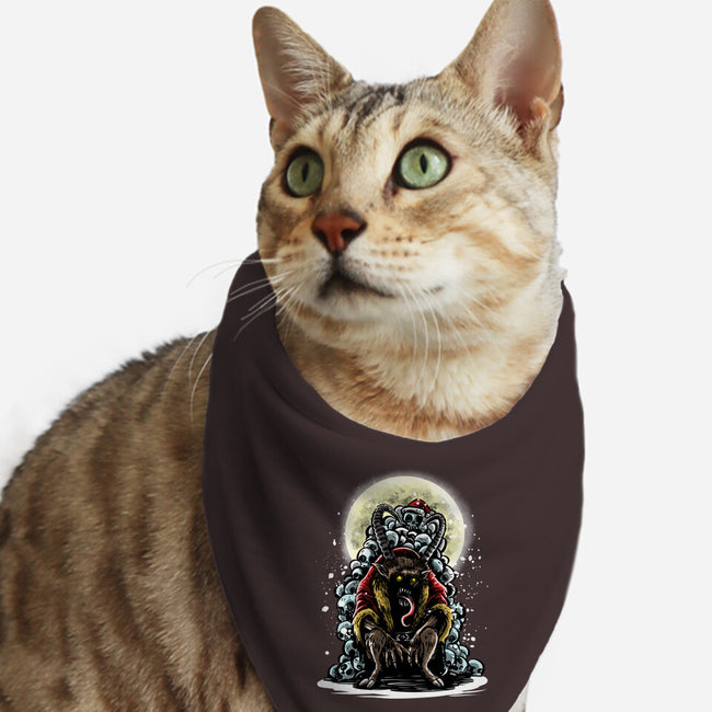 The Throne Of Krampus-Cat-Bandana-Pet Collar-zascanauta