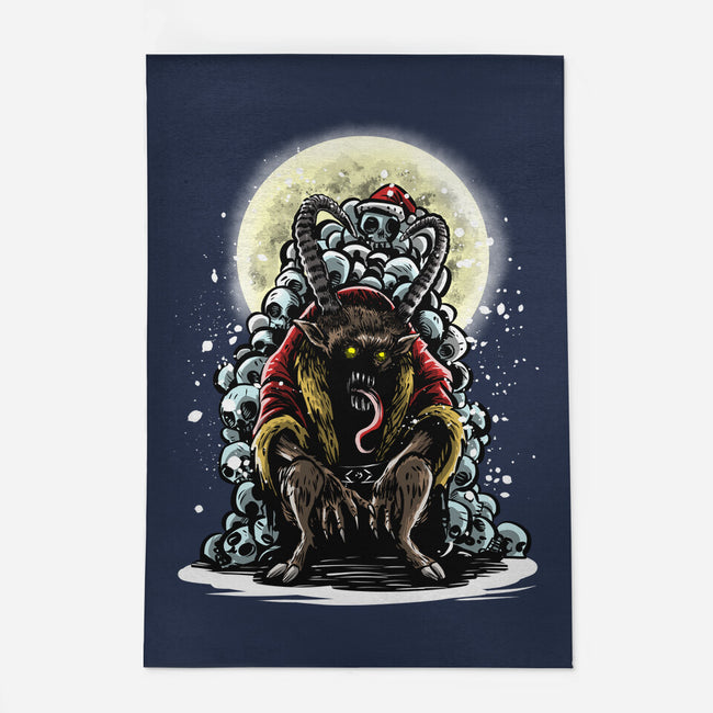 The Throne Of Krampus-None-Outdoor-Rug-zascanauta