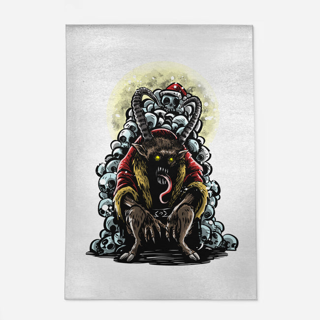 The Throne Of Krampus-None-Outdoor-Rug-zascanauta