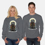 The Throne Of Krampus-Unisex-Crew Neck-Sweatshirt-zascanauta