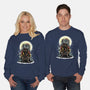 The Throne Of Krampus-Unisex-Crew Neck-Sweatshirt-zascanauta