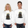 The Throne Of Krampus-Unisex-Crew Neck-Sweatshirt-zascanauta