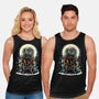 The Throne Of Krampus-Unisex-Basic-Tank-zascanauta