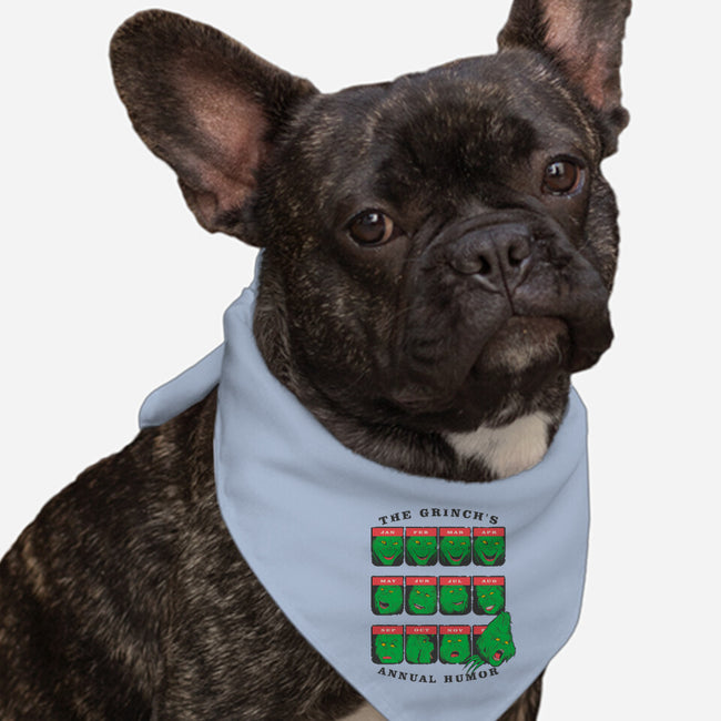 The Grinch's Annual Mood-Dog-Bandana-Pet Collar-Umberto Vicente