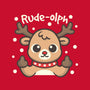 Rude Olph-None-Removable Cover-Throw Pillow-NemiMakeit