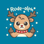 Rude Olph-None-Removable Cover-Throw Pillow-NemiMakeit