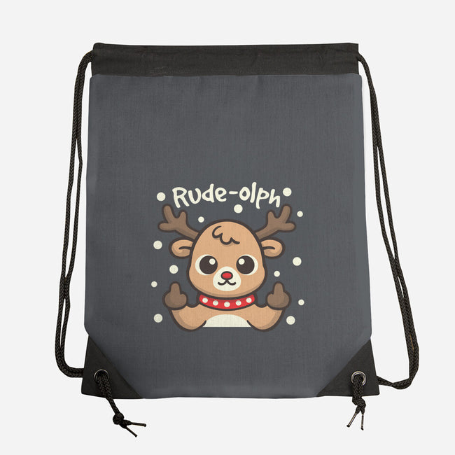 Rude Olph-None-Drawstring-Bag-NemiMakeit