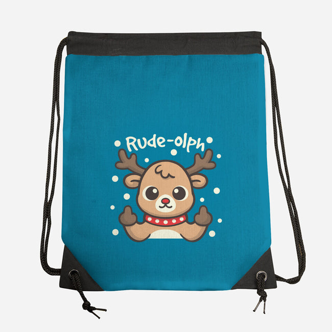 Rude Olph-None-Drawstring-Bag-NemiMakeit