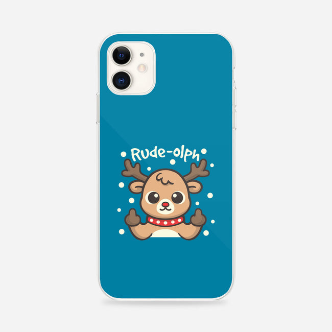 Rude Olph-iPhone-Snap-Phone Case-NemiMakeit