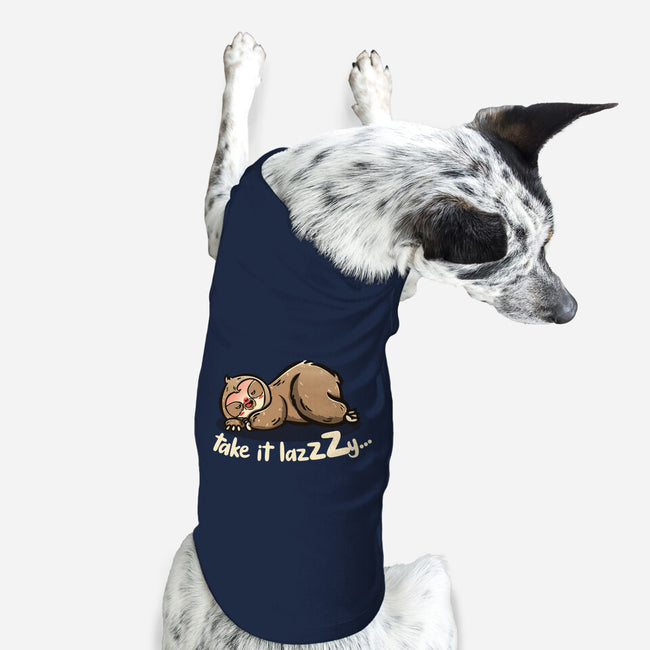 Take It Lazzzy-Dog-Basic-Pet Tank-Freecheese