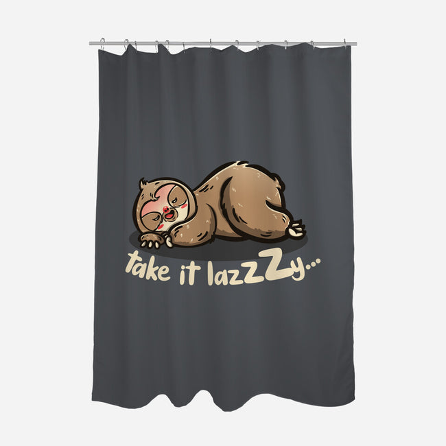 Take It Lazzzy-None-Polyester-Shower Curtain-Freecheese