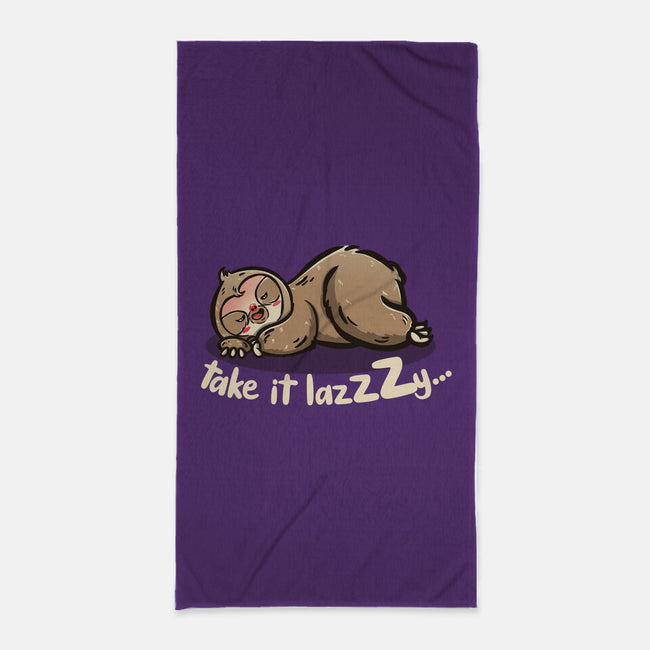 Take It Lazzzy-None-Beach-Towel-Freecheese