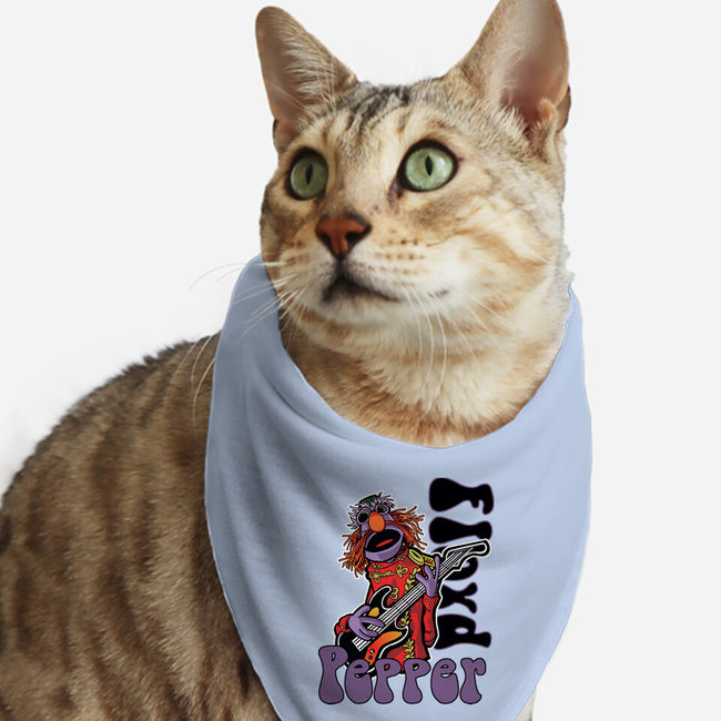 Floyd Pepper-Cat-Bandana-Pet Collar-Action Nate