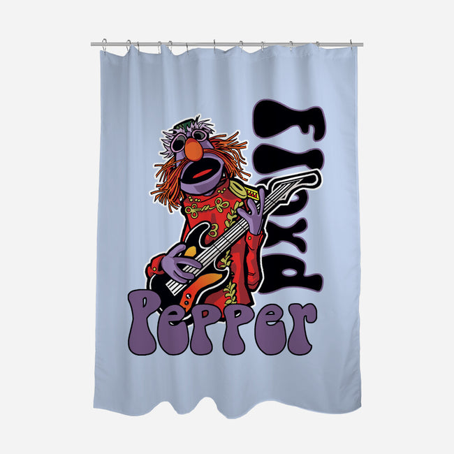 Floyd Pepper-None-Polyester-Shower Curtain-Action Nate