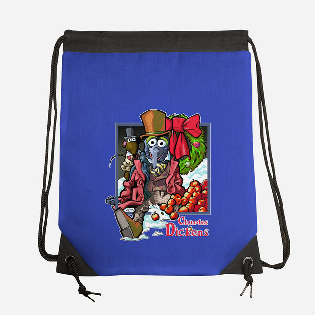 Charles Dickens-None-Drawstring-Bag-Action Nate