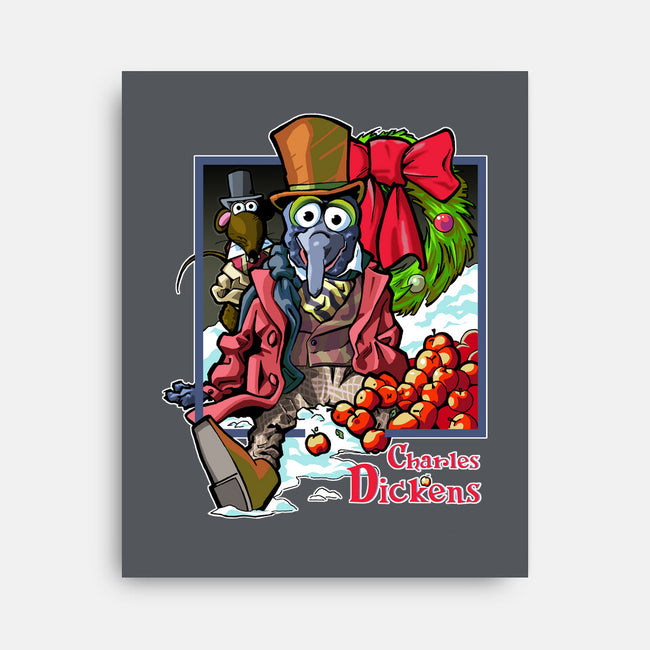 Charles Dickens-None-Stretched-Canvas-Action Nate