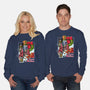 Charles Dickens-Unisex-Crew Neck-Sweatshirt-Action Nate