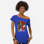 Charles Dickens-Womens-Off Shoulder-Tee-Action Nate