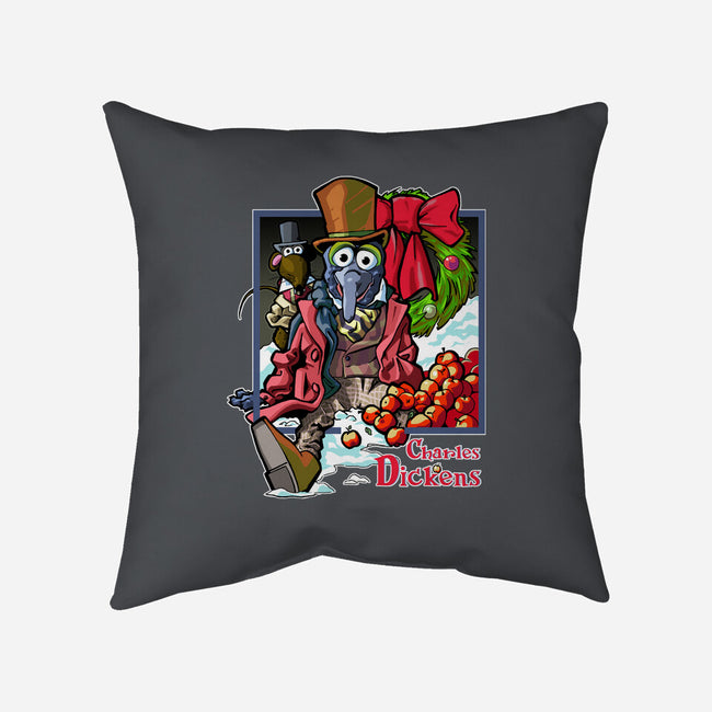 Charles Dickens-None-Removable Cover w Insert-Throw Pillow-Action Nate