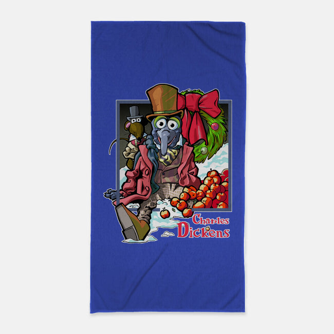 Charles Dickens-None-Beach-Towel-Action Nate