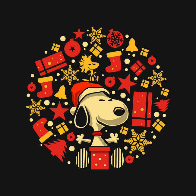 Christmas Beagle-Youth-Basic-Tee-erion_designs