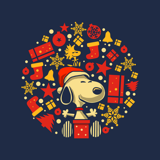 Christmas Beagle-Youth-Basic-Tee-erion_designs
