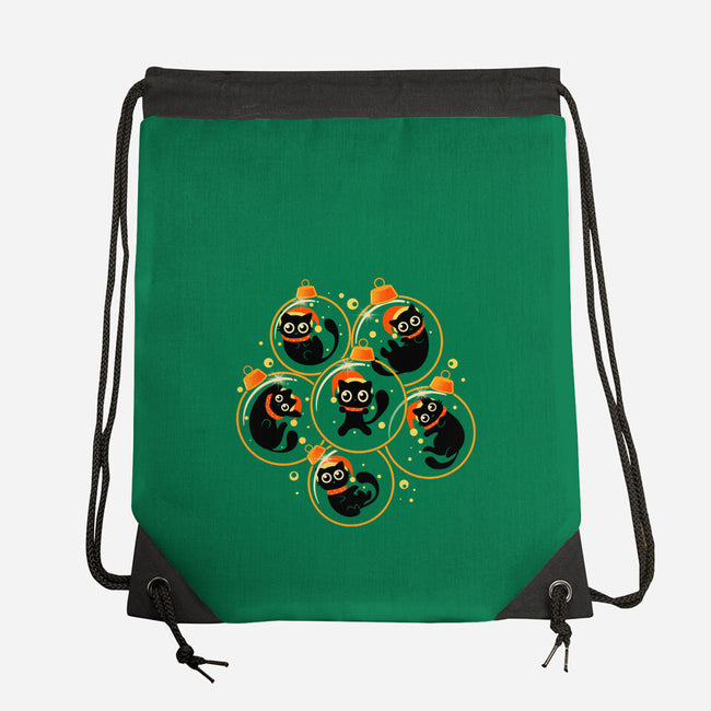 Christmas Kittens-None-Drawstring-Bag-erion_designs