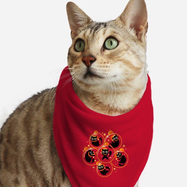 Christmas Kittens-Cat-Bandana-Pet Collar-erion_designs