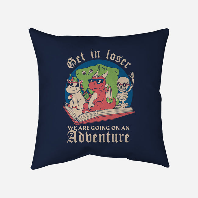 RPG Fantasy Book Meme-None-Non-Removable Cover w Insert-Throw Pillow-Studio Mootant