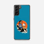Penguin Sledding Winter Fun-Samsung-Snap-Phone Case-Studio Mootant