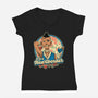 Heart Bender-Womens-V-Neck-Tee-Studio Mootant