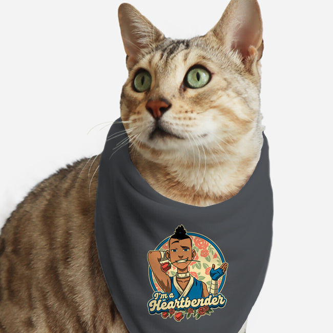 Heart Bender-Cat-Bandana-Pet Collar-Studio Mootant