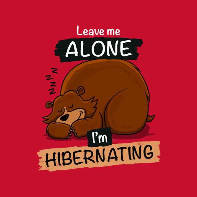 Leave Me Alone I'm Hibernating-Womens-Fitted-Tee-drbutler