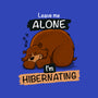 Leave Me Alone I'm Hibernating-Womens-Fitted-Tee-drbutler