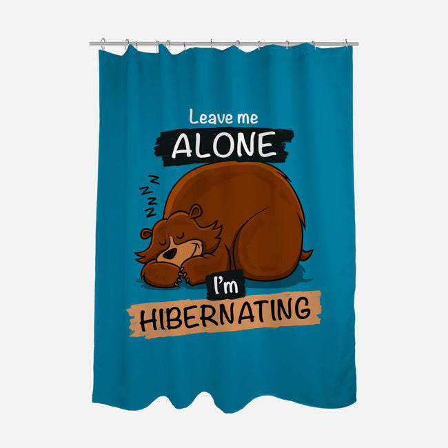 Leave Me Alone I'm Hibernating-None-Polyester-Shower Curtain-drbutler