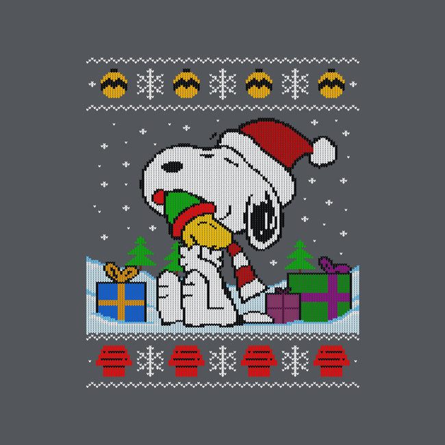 Holiday Beagle-None-Glossy-Sticker-drbutler