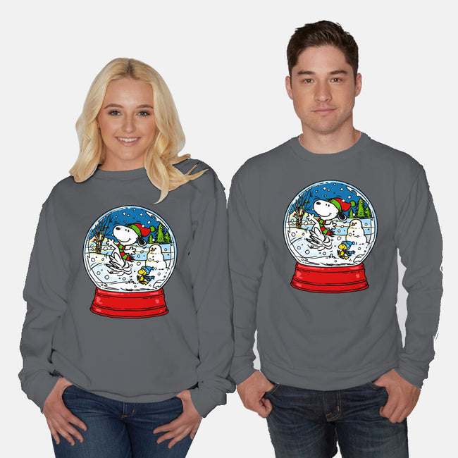 Hello Winter-Unisex-Crew Neck-Sweatshirt-drbutler