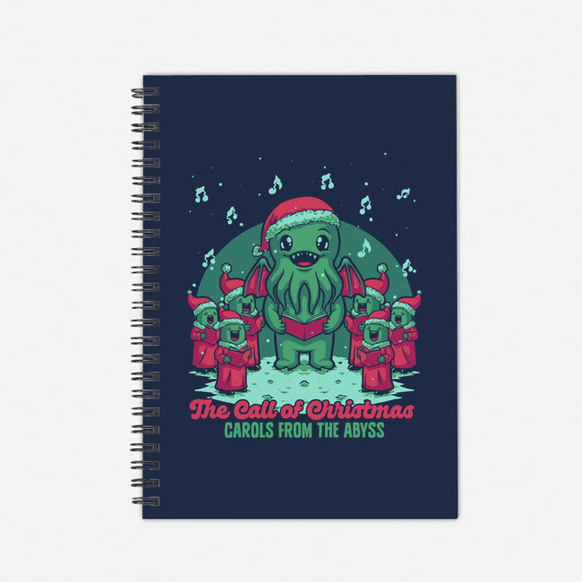 Cthulhu Christmas Carol-None-Dot Grid-Notebook-Studio Mootant