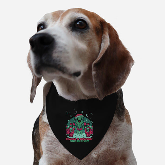 Cthulhu Christmas Carol-Dog-Adjustable-Pet Collar-Studio Mootant