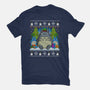 Festive Forest-Womens-Fitted-Tee-drbutler