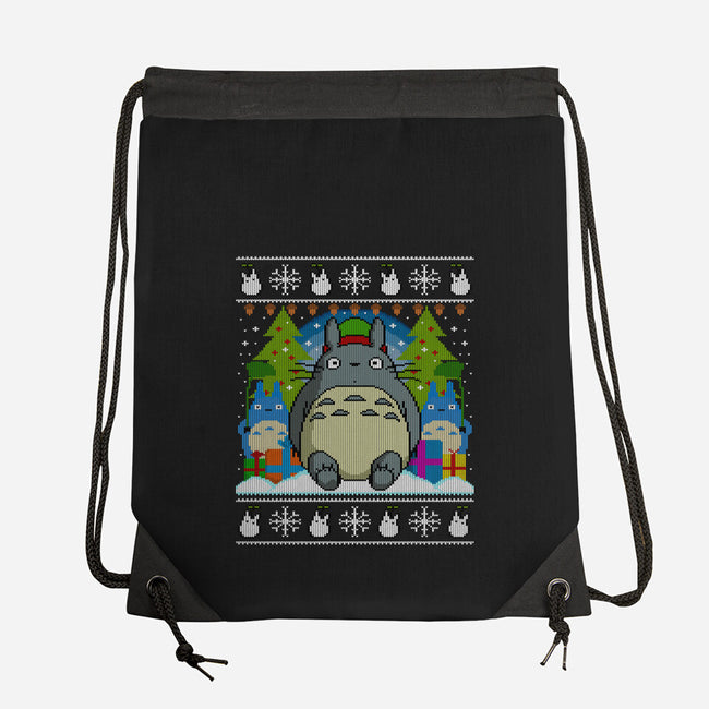 Festive Forest-None-Drawstring-Bag-drbutler