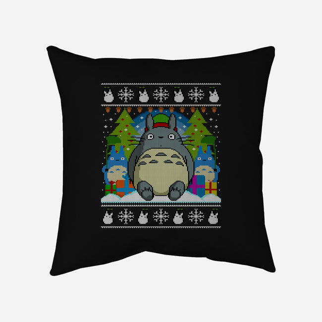 Festive Forest-None-Non-Removable Cover w Insert-Throw Pillow-drbutler